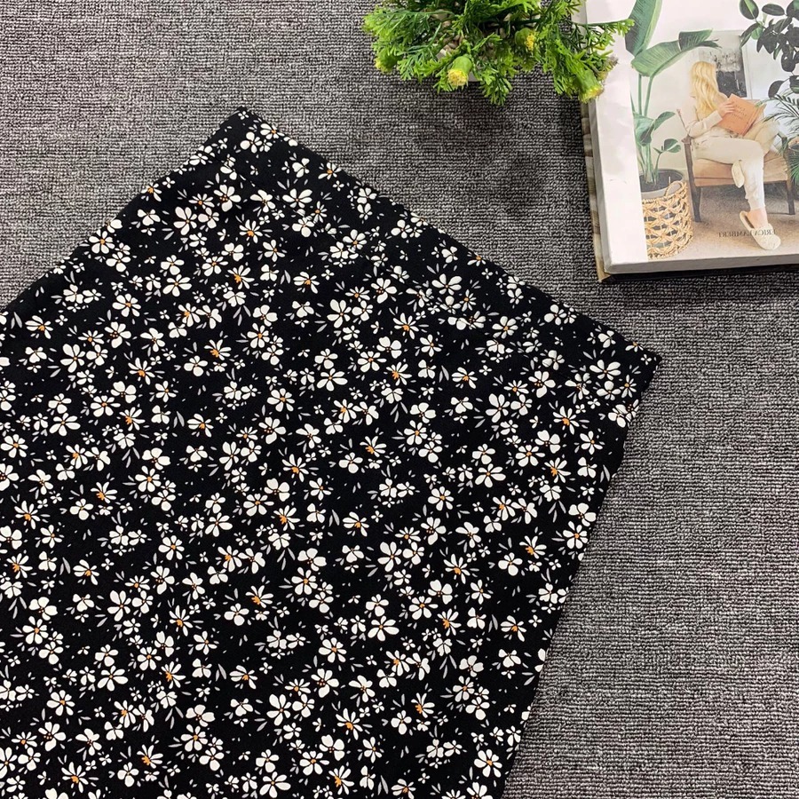 FLORAL SKIRT / ROK MOTIF DARA / ROK MOTIF BUNGA KOREAN SKIRT