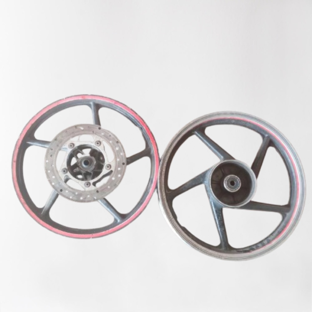 VELG/PELK DEPAN/BELAKANG BAJAJ PULSAR 135/ORIGINAL COPOTAN(second)