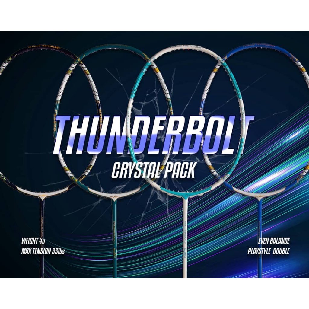 Raket Badminton Maxbolt Thunderbolt 35 Lbs Original