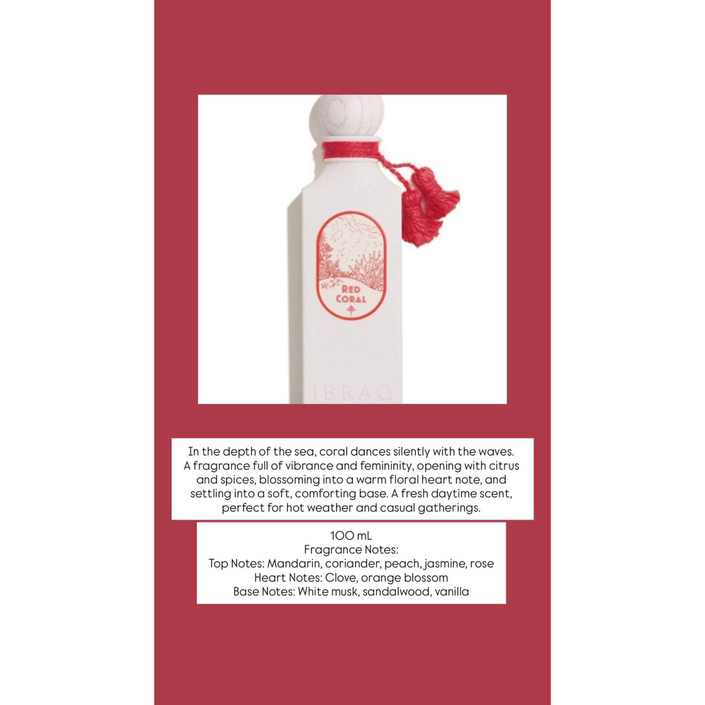 Ibraq Parfume — Original Red Coral