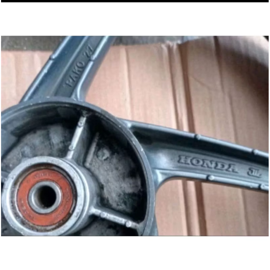 velg racing belakang supra x 125 dobel disk atau cakram belakang second ori