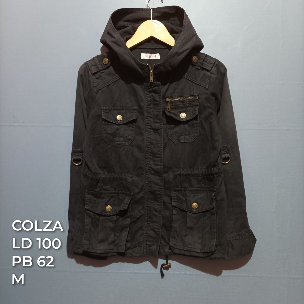 atasan jacket parka wanita second brand COLZA| jacket bekas