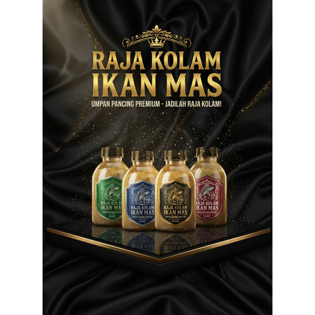 UMPAN IKAN MAS - RAJA KOLAM RACIKAN PREMIUM