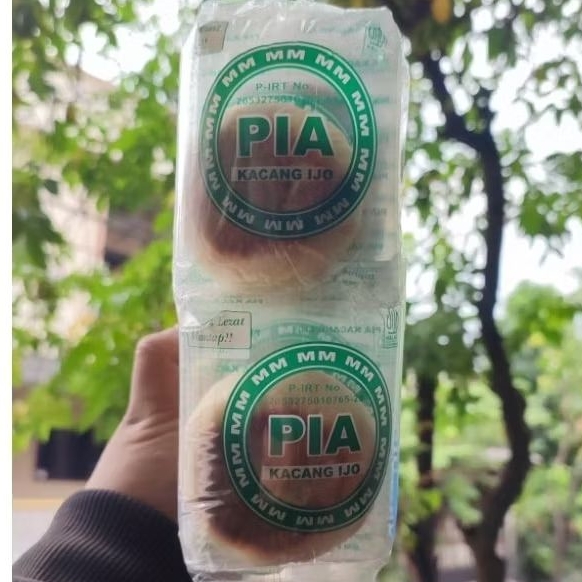 PIA MM Kacang Ijo Isi 10 Pcs Bakpia kacang ijo Bakpia Basah