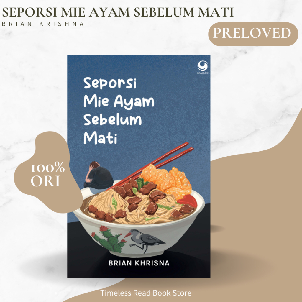 55.000 Jual Buku Seporsi Mie Ayam Sebelum Mati Preloved Original Karya Brian Krishna