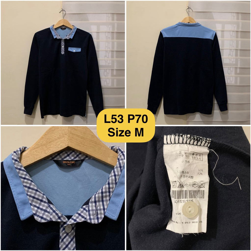 Poloshirt Lengan Panjang Skoolooks Original