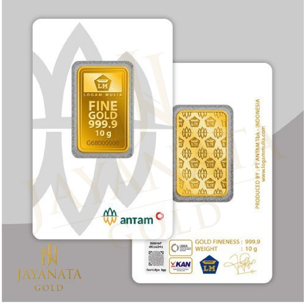 Antam Logam Mulia 10gr 24K