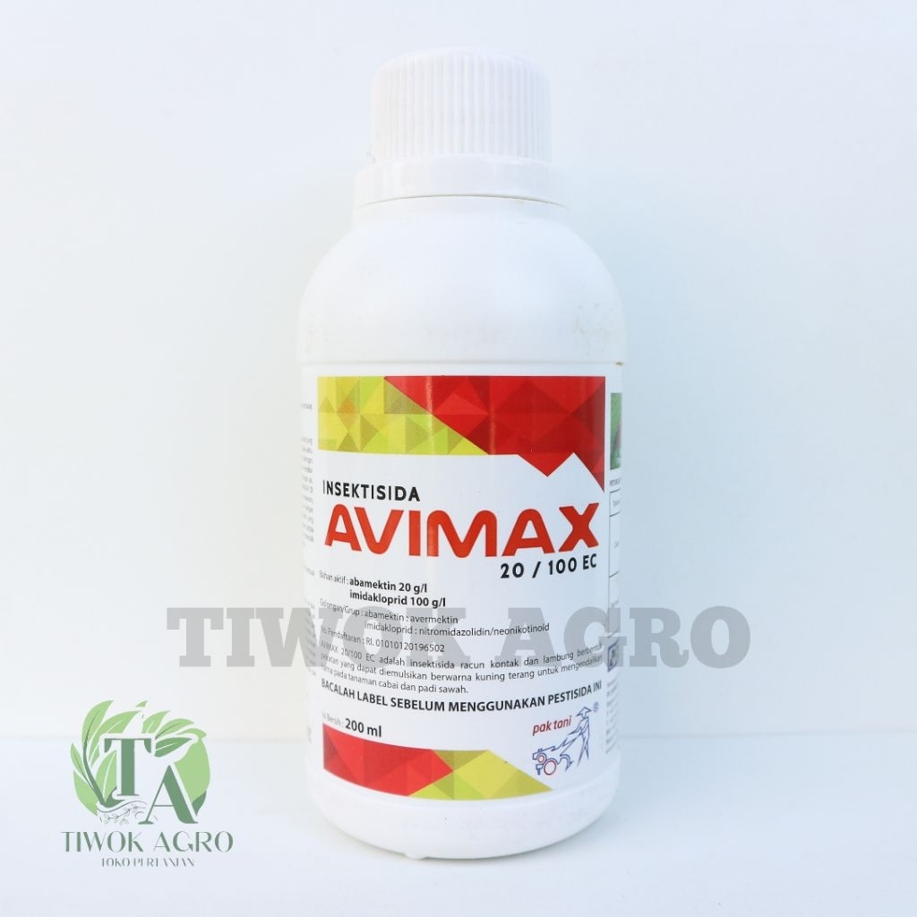 Avimax 20/100 EC Insektisida Kutu Trips Wereng Abamektin Imidakloprid 200ml