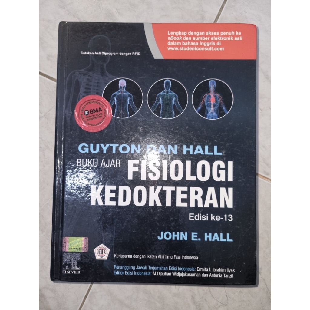 BUKU FISIOLOGI KEDOKTERAN GUYTON DAN HALL EDISI 13 ORI 100% (Second)