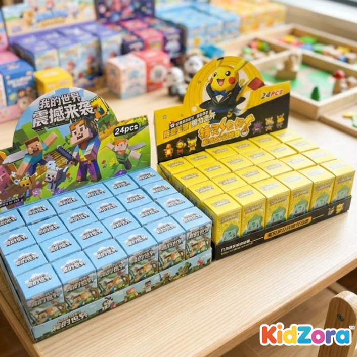 Blind Box Gantungan Kunci 24 Pcs Karakter Unik