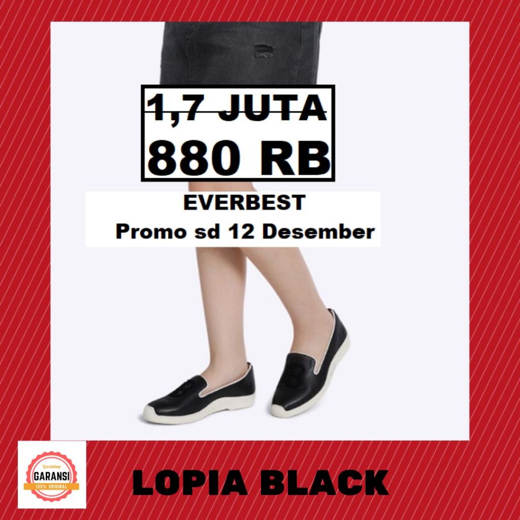 Sepatu flat EVERBEST wanita seri LOPIA 100% original store