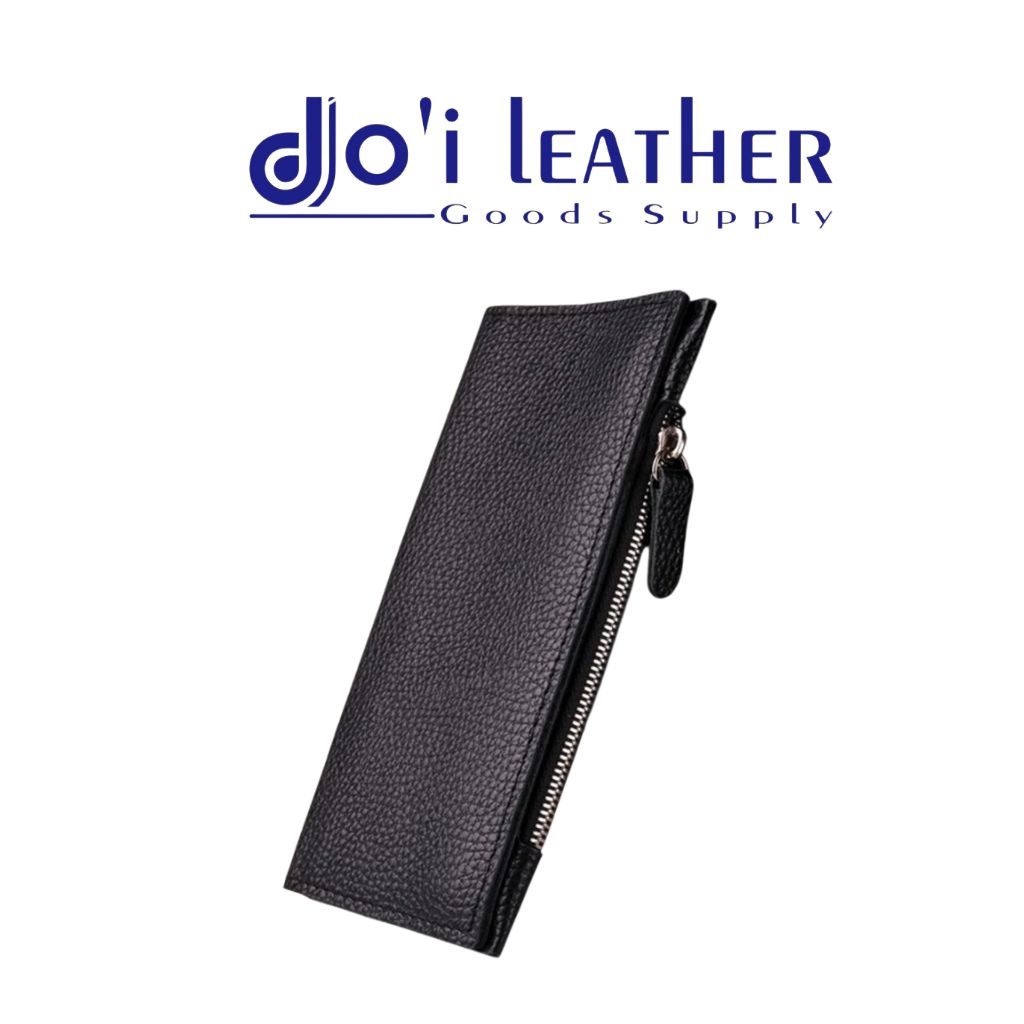 Dompet Panjang Wanita/pria Kulit Asli Dompet lipat panjang elegan Dompet Lipat Panjang Wanita Motif 