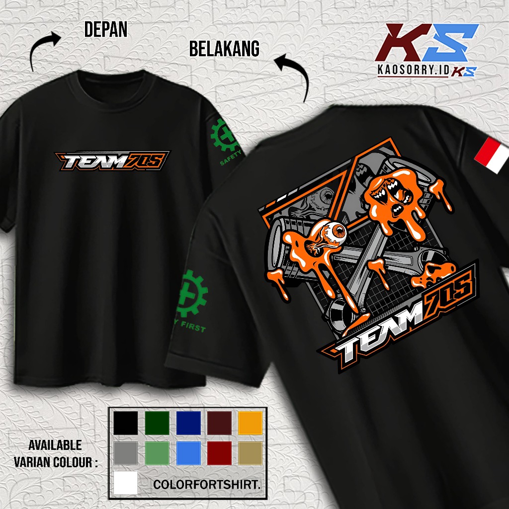 KAOSORRY - KAOS TEAM 70S - KAOS DISTRO TEAM 70S FASHION PRIA DAN WANITA - PILIHAN TERBARU DAN TERLAR