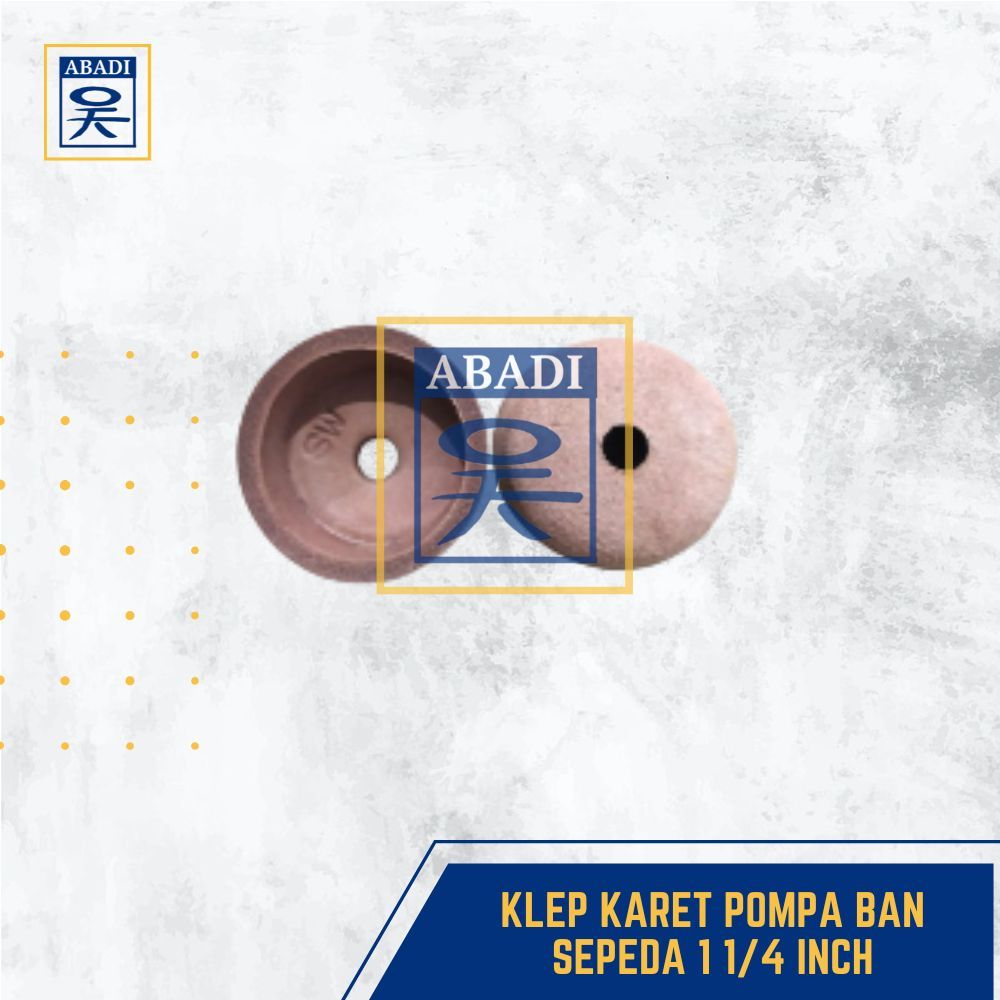 KLEP KARET POMPA BAN SEPEDA 1 1/4 INCH
