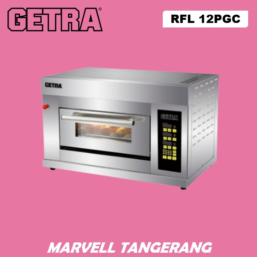 PIZZA OVEN GAS GETRA RFL-12PGC GAS PIZZA DECK OVEN 1 DECK 2 LOYANG