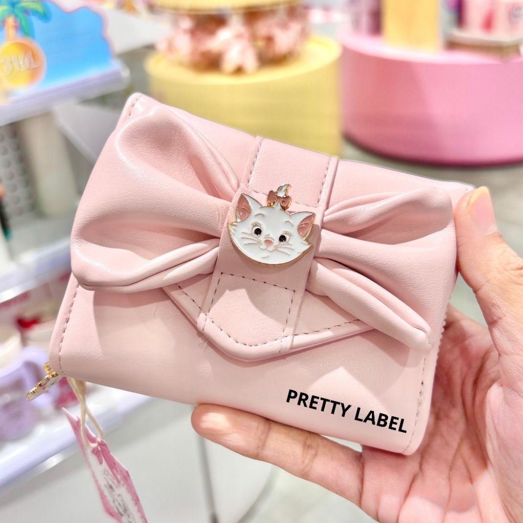 DOMPET MARIE CAT PINK | Dompet Disney Marie Cat | Original Ohsome