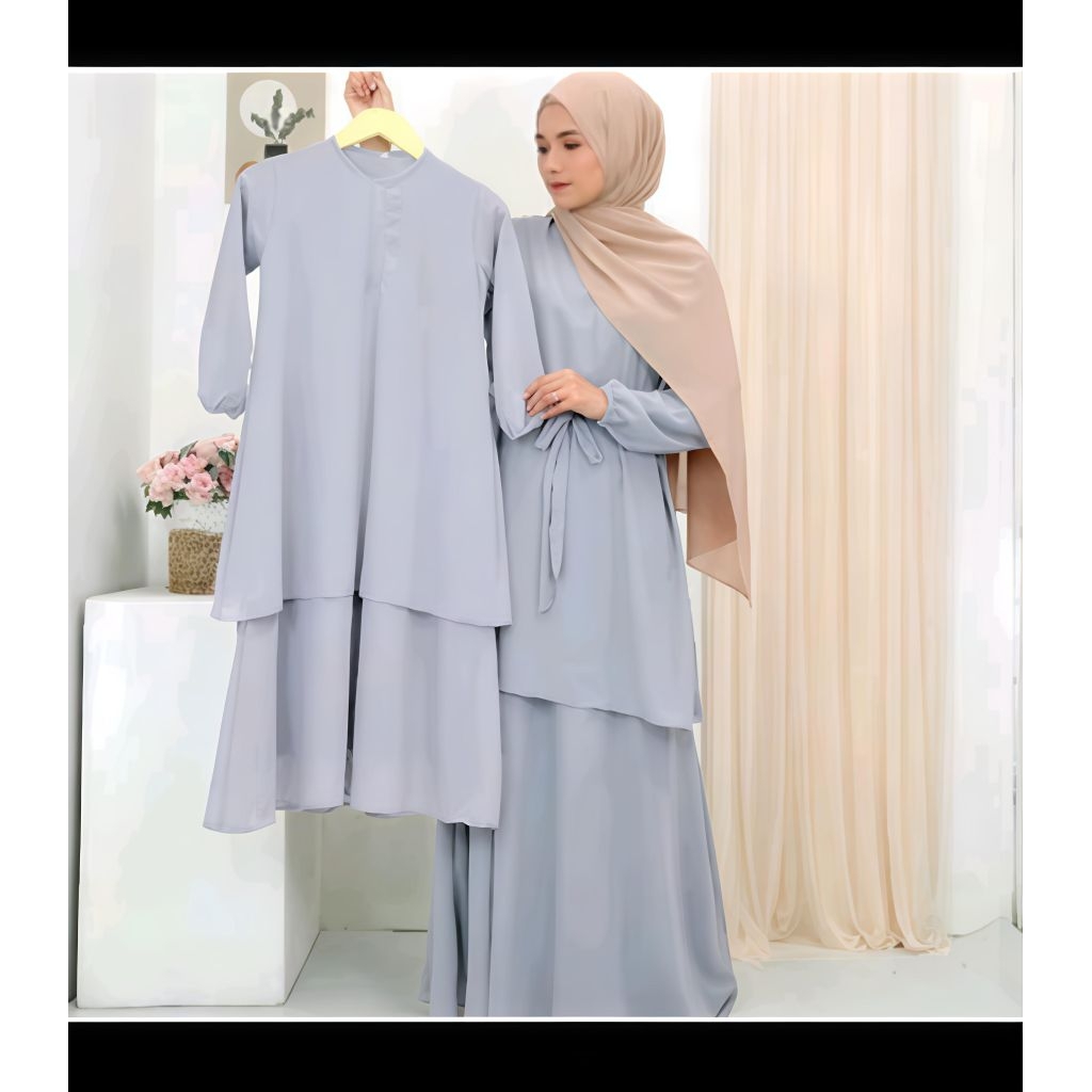 Gamis Malaysia Khusus Couple Ibu dan Anak