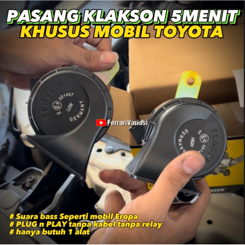 PROMO CUCI GUDANG KLAKSON FERRARI VARIASI