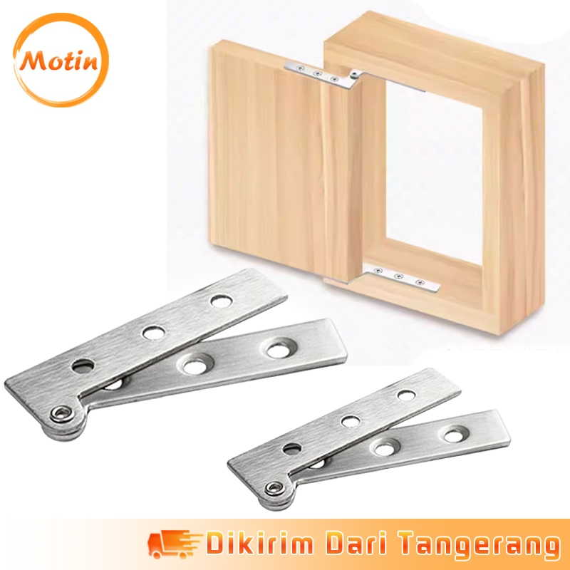 2Pcs/Set Engsel Pivot Pintu Engsel Pivot Engsel S/L Engsel Tersembunyi Untuk Pintu Lemari