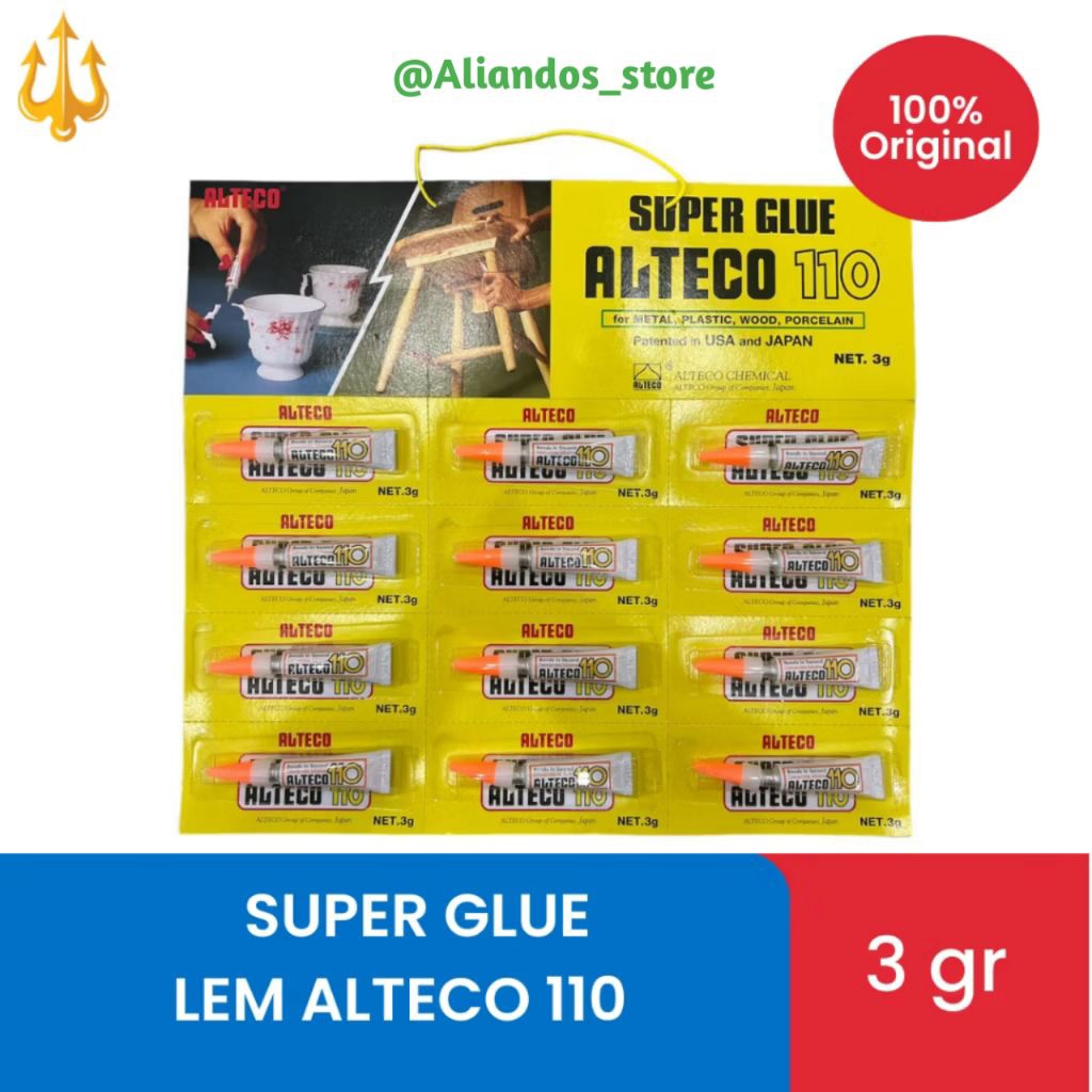 ( 1 pcs) lem alteco 3 gram/ lem serbaguna