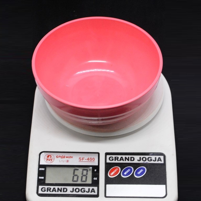 MANGKUK WARNA Mangkok Mie Bakso Tebal Plastik Wheat Straw Bowl Besar