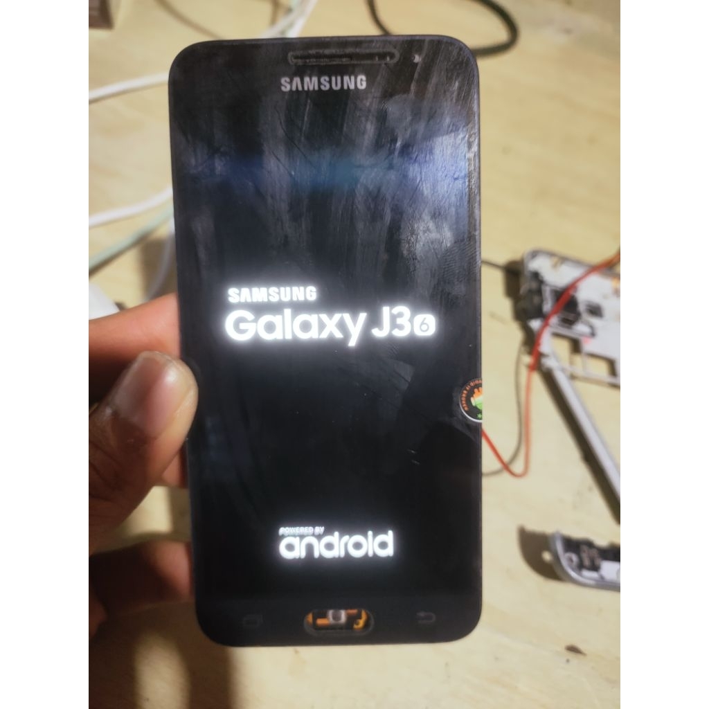 Lcd Samsung SM-J320G J3 2016 original normal copotan asli Amoled