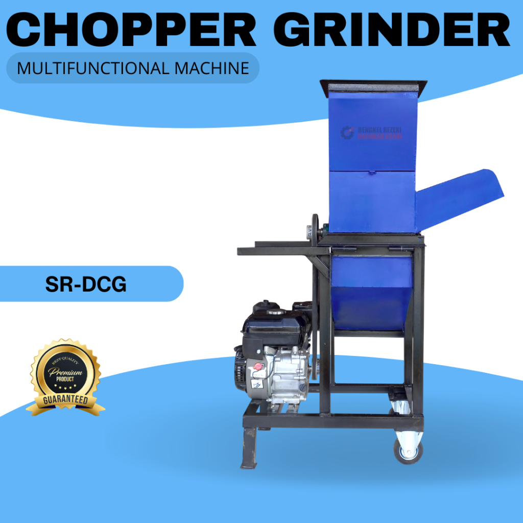 Mesin Sampah Organic Pupuk Kompos Chopper Multifungsi Untuk Industri Pertanian Penggerak Diesel Bens