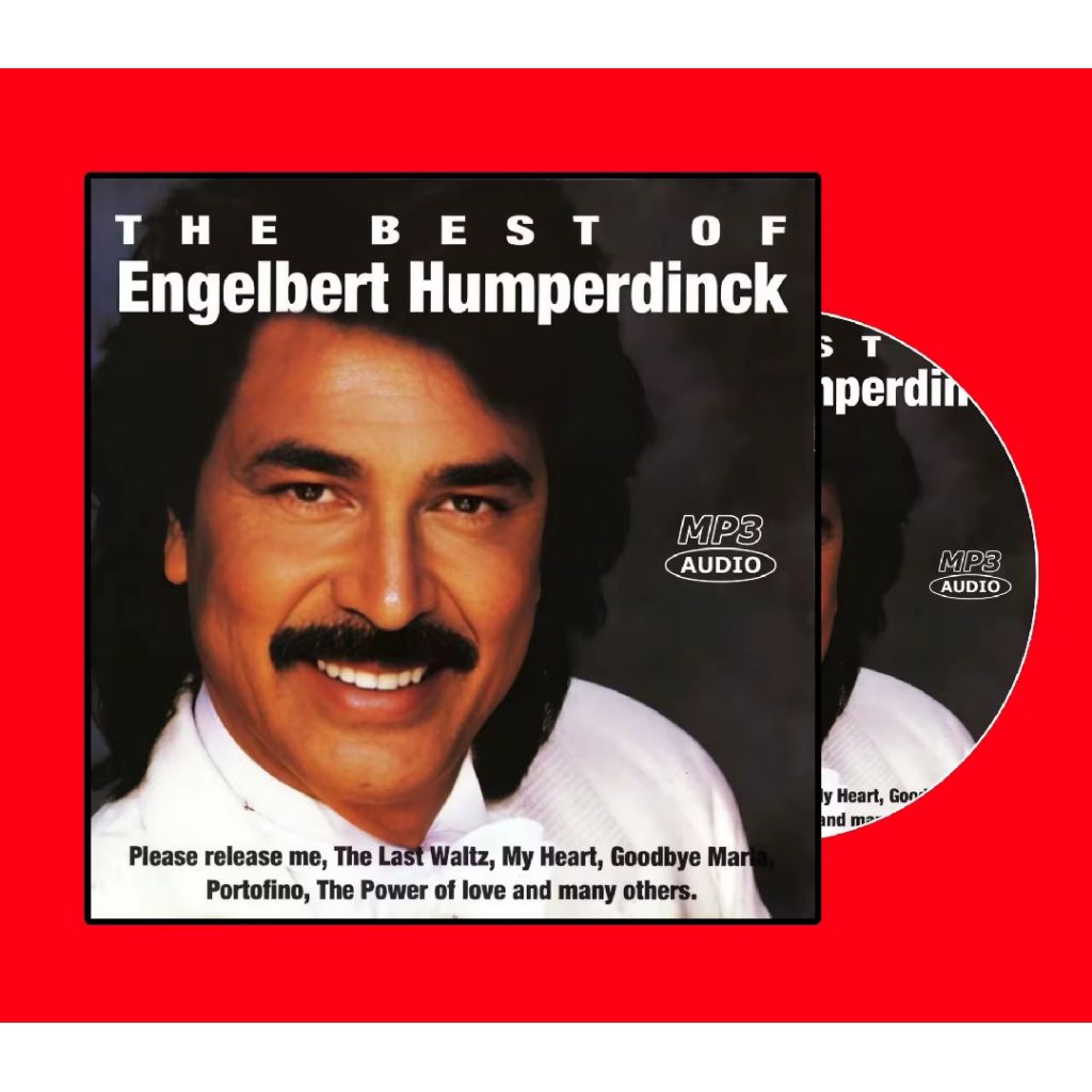 CD MP3 LAGU ENGELBERT HUMPERDINCK -LAGU BARAT SLOW-LAGU BARAT LAWAS-KASET CD MP3 MOBIL LAGU BARAT-CD