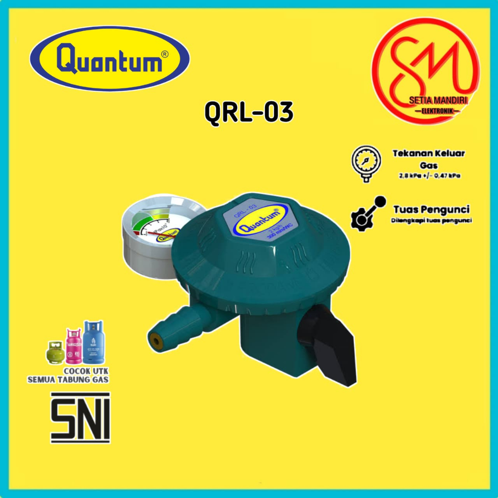Quantum Selang Regulator Gas QRL 032 / Regulator Gas Quantum QRL 03