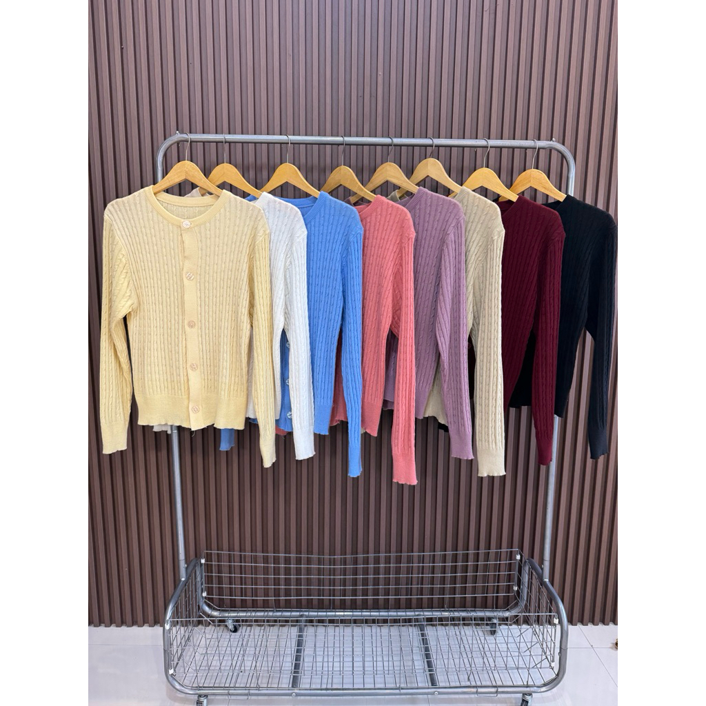 Moana cardigan / cardigan rajut cable / cardigan knit cable