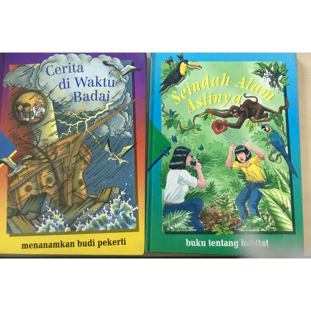 Seindah alam aslinya, cerita badai