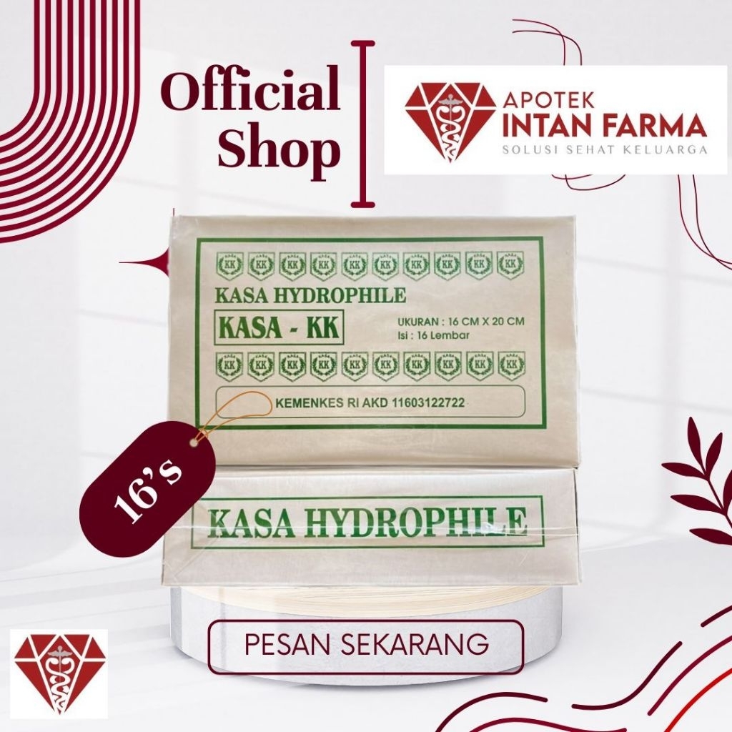 Kasa steril KK kasa hydrophile KK membalut luka 1 box