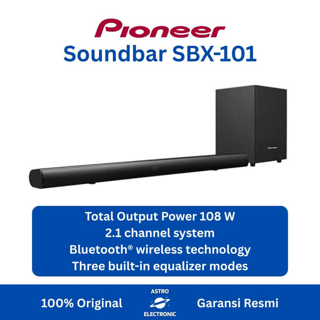 PIONEER SBX-101 / SBX 101 SOUNDBAR SUBWOOFER