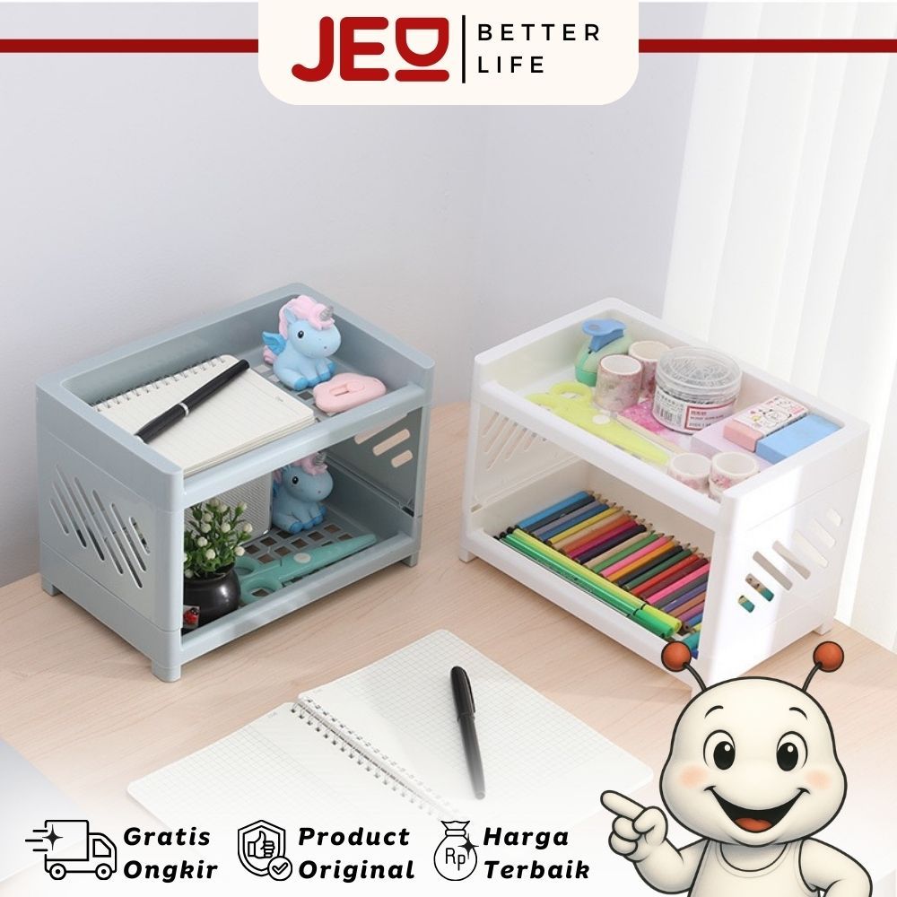 Rak Serbaguna Portable Murah / Meja Plastik Kosmetik Mini / Rak meja kecil multifungsi