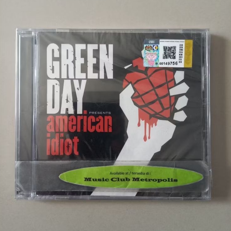 CD GREEN DAY - AMERICAN IDIOT IMPORTED