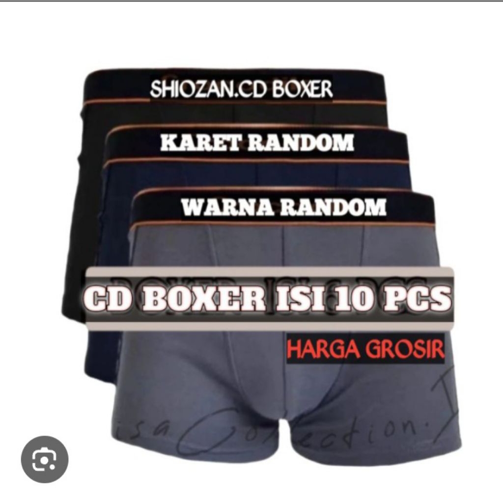 10pcs celana dalam pria boxer premium