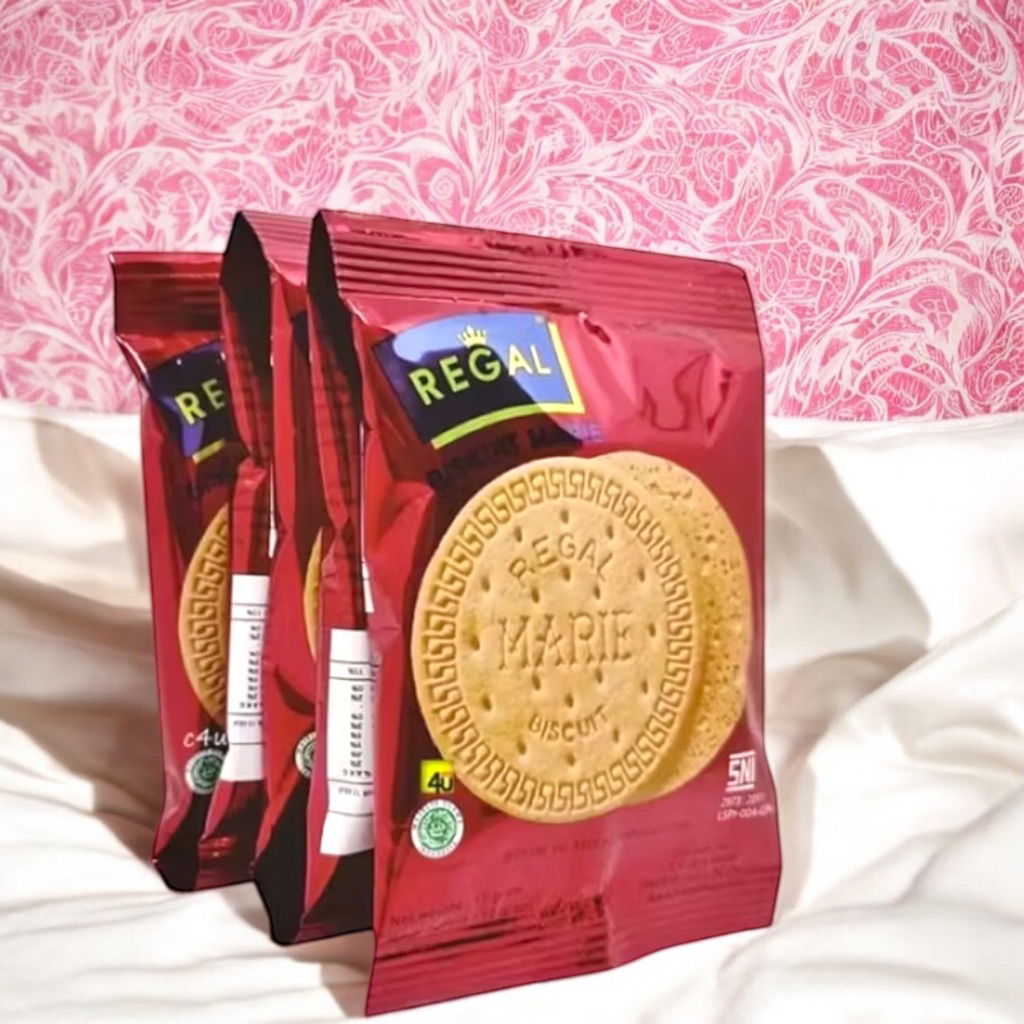 BISKUIT MARIE REGAL 1 RENCENG ISI 10 PCS / BISKUIT Bayi/biskuit JADUL ENAK