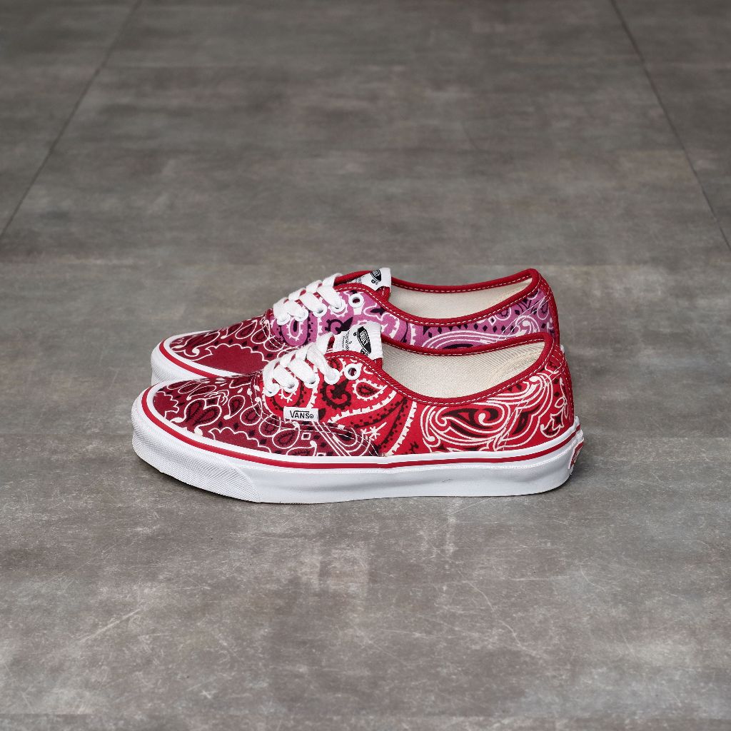 VANS VAULT OG AUTHENTIC LX "BEDWIN & THE HEARTBREAKERS" RED