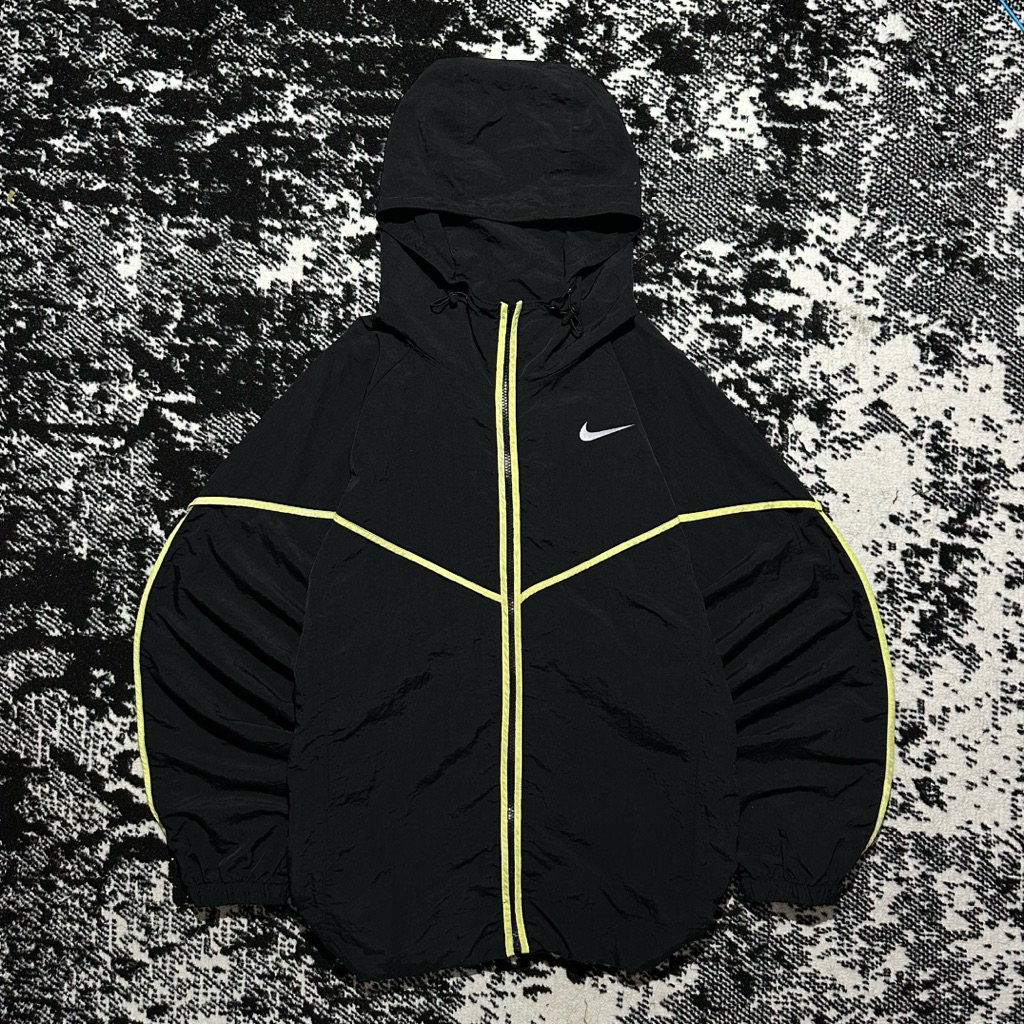 Windbreaker Nike Big Logo Reflective Jacket Vintage