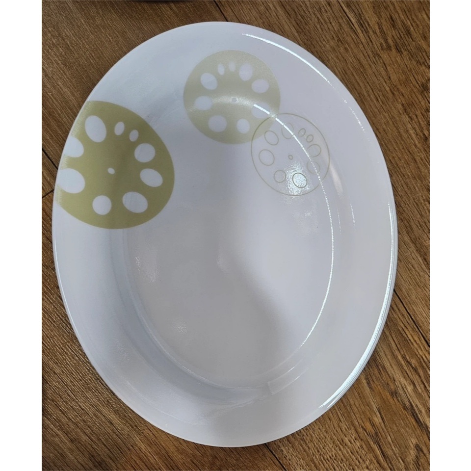 CORELLE SERVING PLATTER 25 cm 6950 BI Bliss Piring Saji Oval Kaca Vitrelle Glass