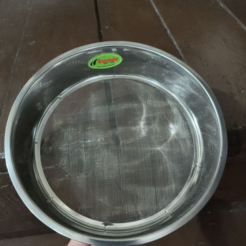 Ayakan Tepung Bulat 20 cm/ Saringan Tepung 20 cm Stainless KOMODO