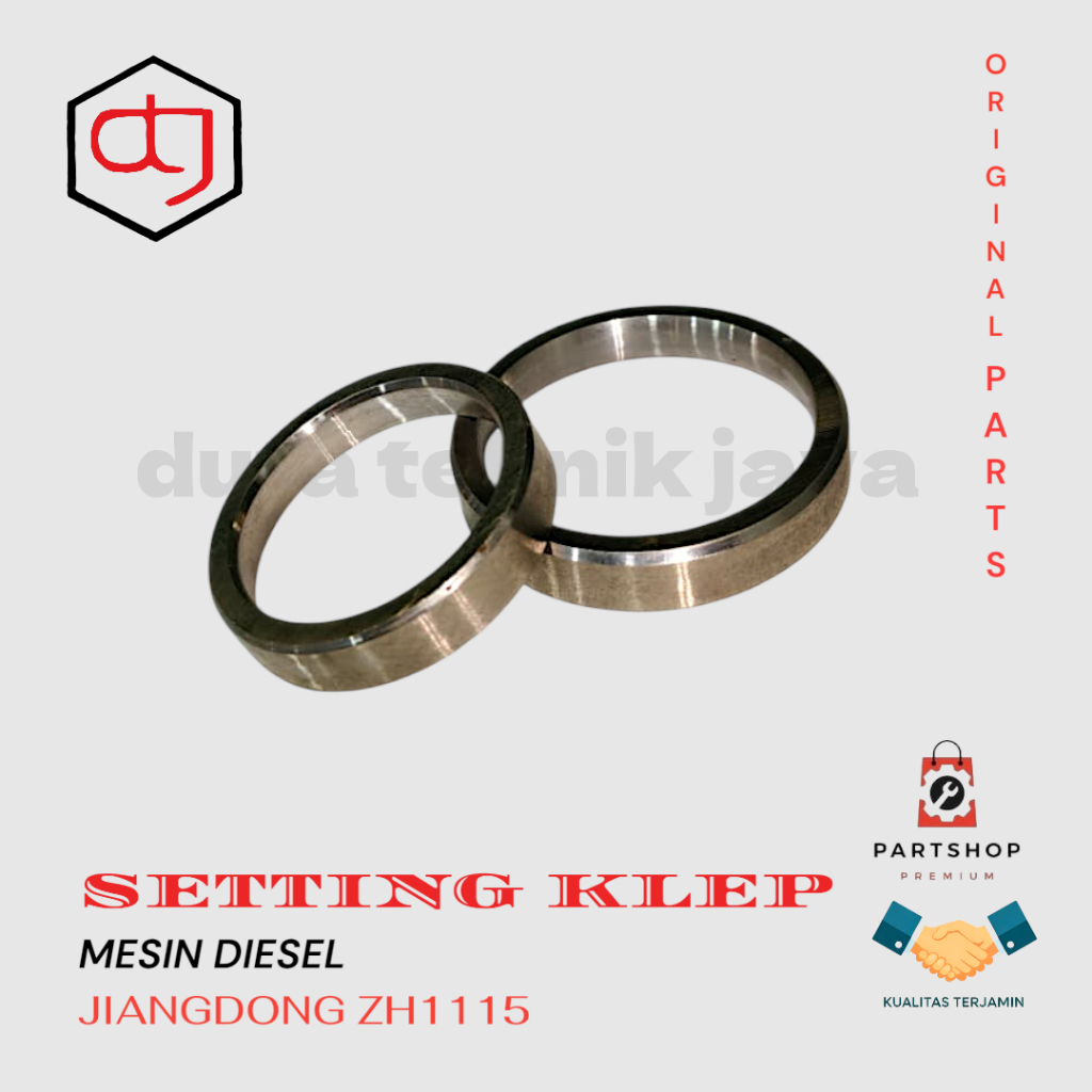 SETTING KLEP ZH1115 VALVE SEAT IN/EX MESIN DIESEL JIANGDONG ZH1115/ZH1110 ASLI JIANGDONG