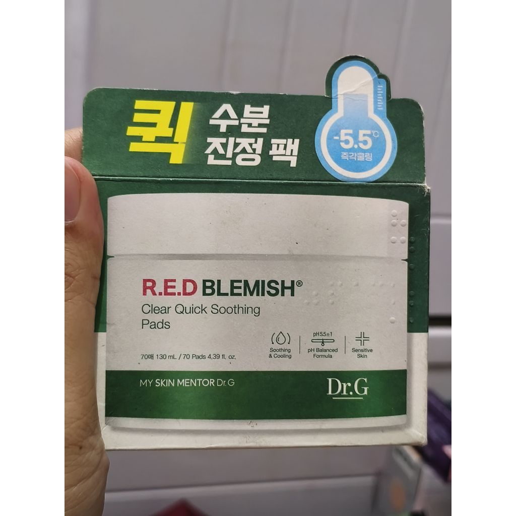 ORI | BPOM | NEW | DR. G | R. E. D BLEMISH Clear Quick Soothing Pads