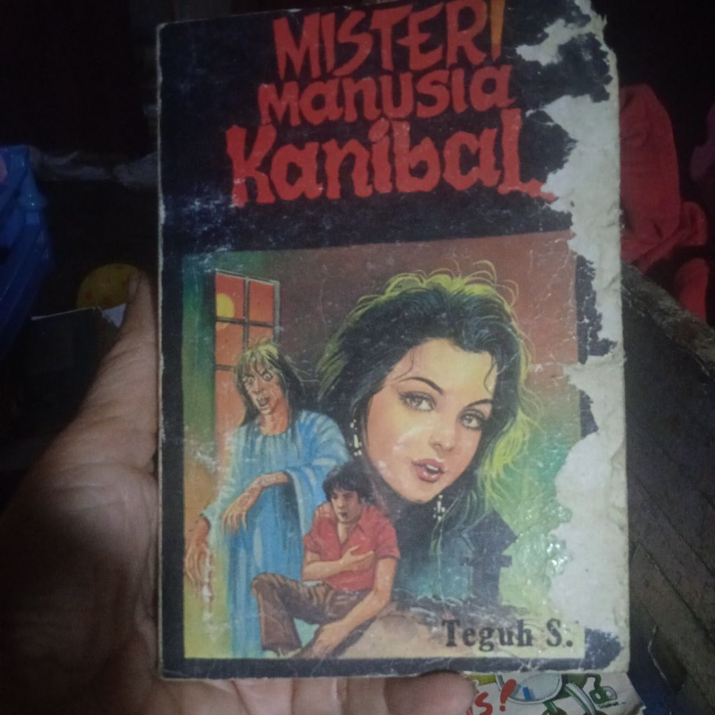 buku Misteri Manusia Kanibal, cerita misteri original jadul