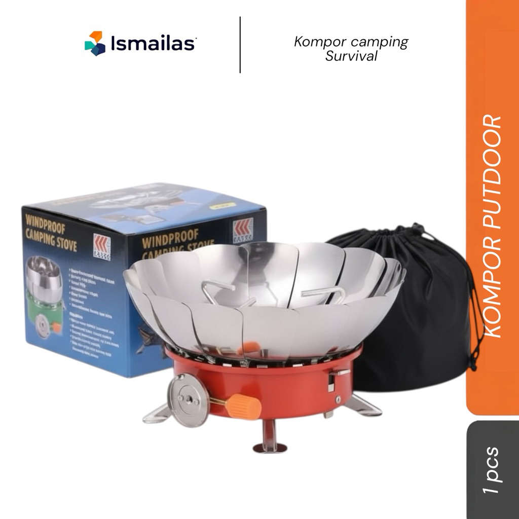 kompor camping portabel kompor kembang / kompor windproff