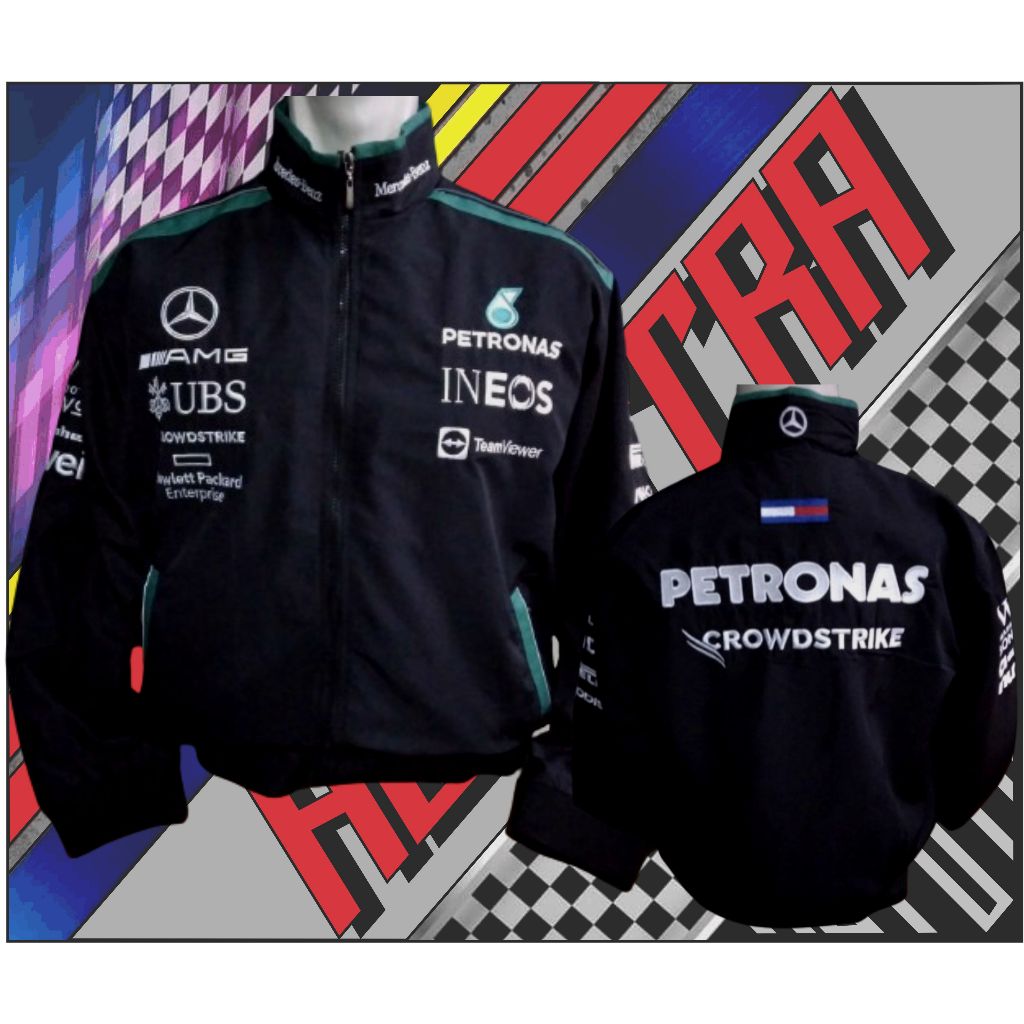 Az Putra-Jaket Petronas Nascar Vintage Black Series