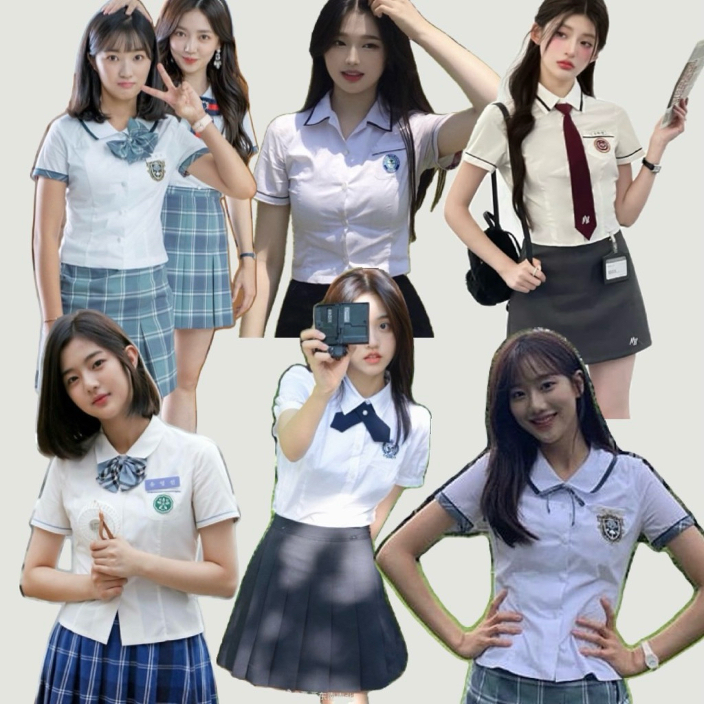 KEMEJA SEIFUKU JK COSPLAY KOREAN UNIFORM