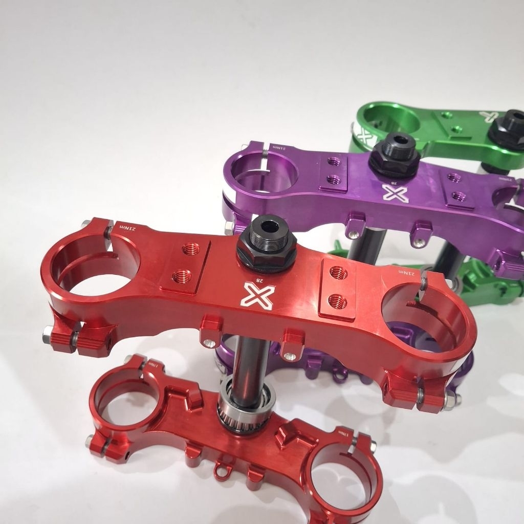 Triple Clamp USD CR85 CRF150R RM85  X Clamp by Enduro Equipment
