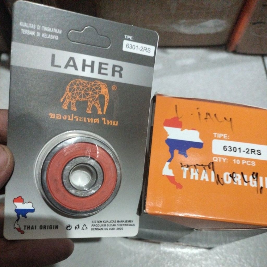 laher lahar bearing 6301 lahar roda depan belakang supra supra x125 thai origin