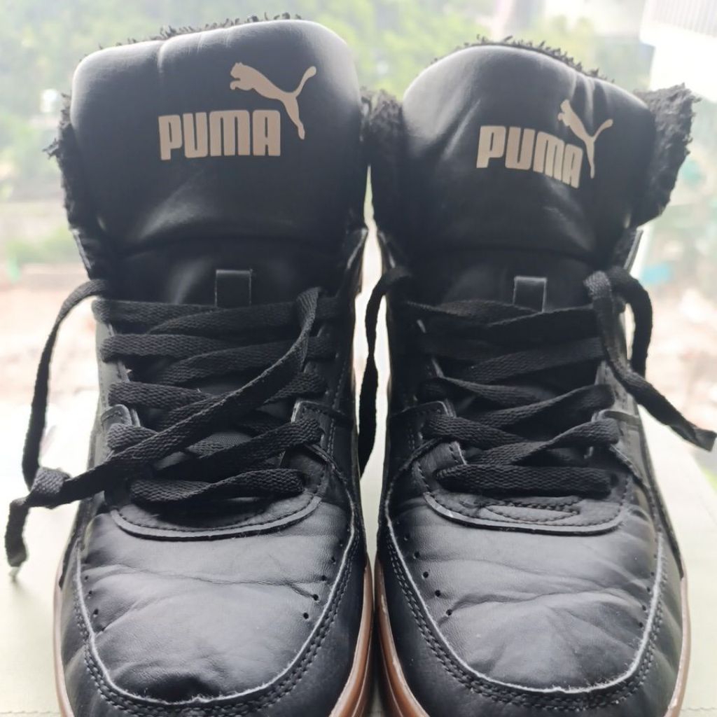 Puma Rebound Joy 'Fur - Black Gum' size 42